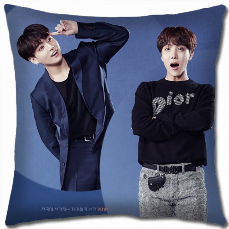 BTS Double-sided full color Pillow Cushion 45X45CM NO FILLING