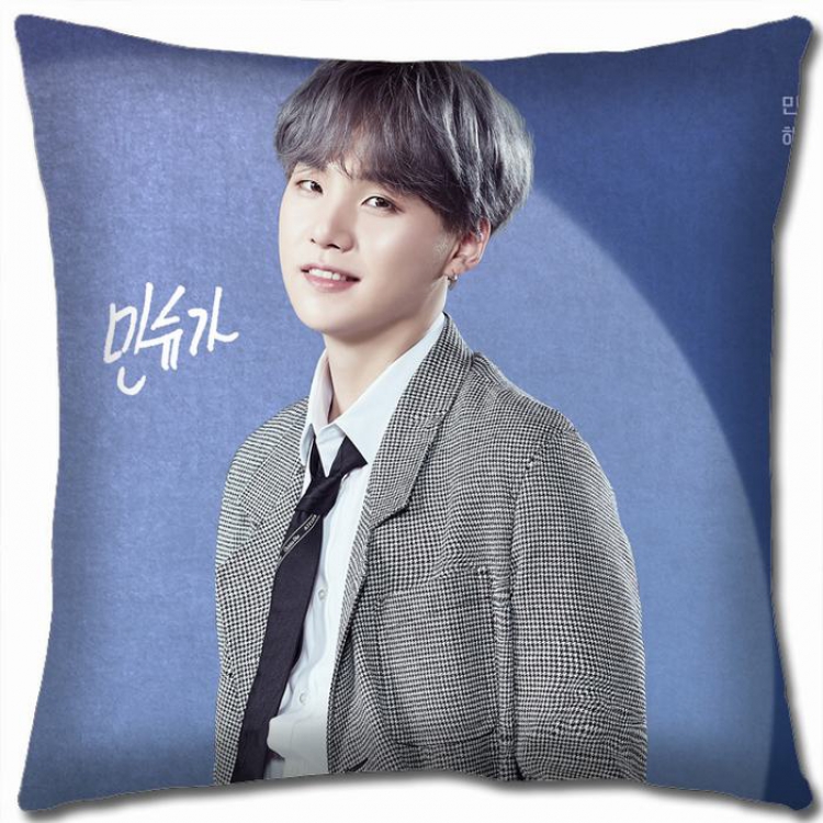 BTS Double-sided full color Pillow Cushion 45X45CM NO FILLING