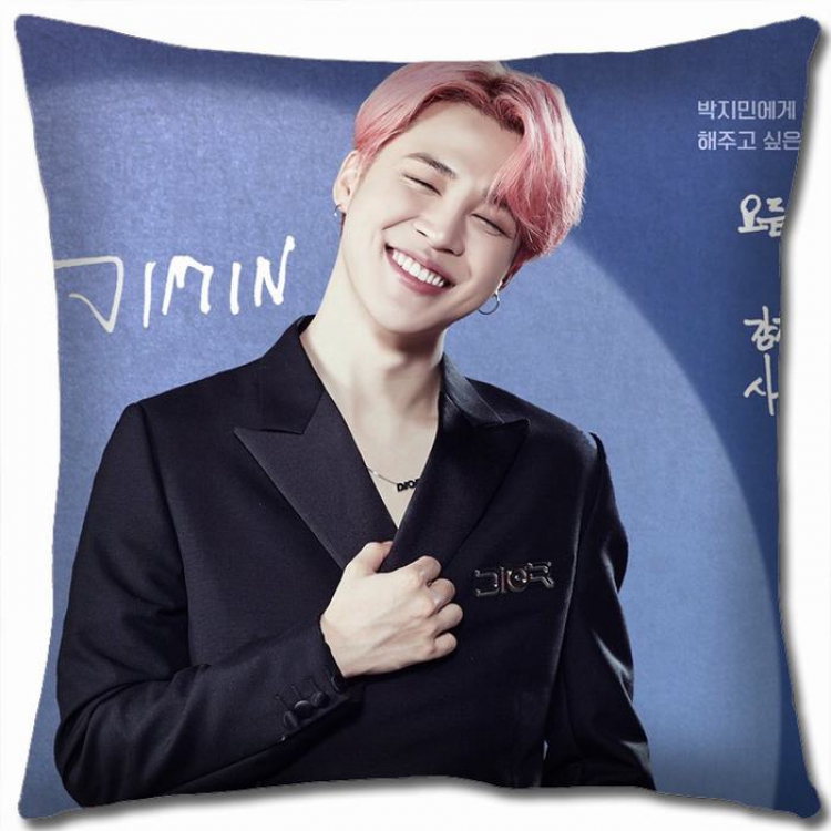 BTS Double-sided full color Pillow Cushion 45X45CM NO FILLING