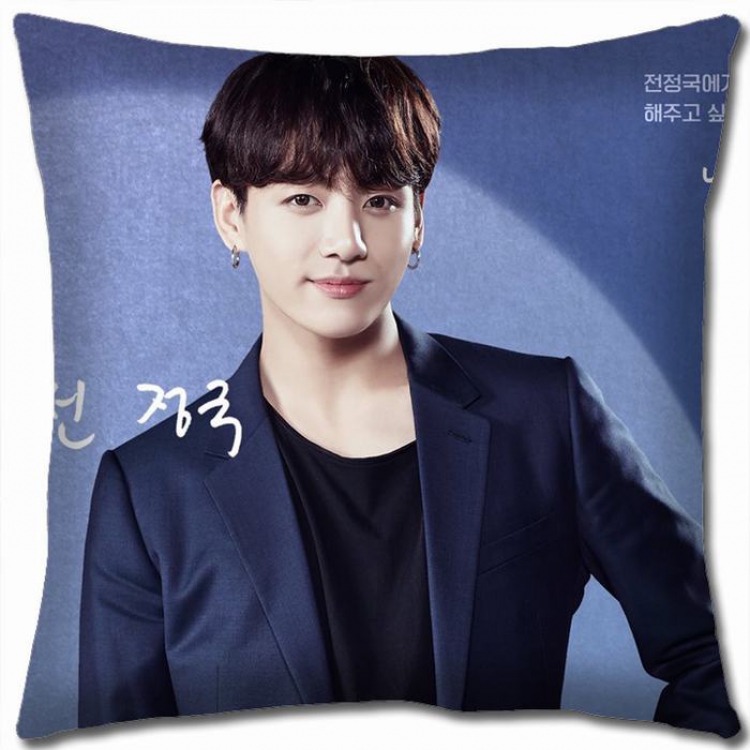 BTS Double-sided full color Pillow Cushion 45X45CM NO FILLING