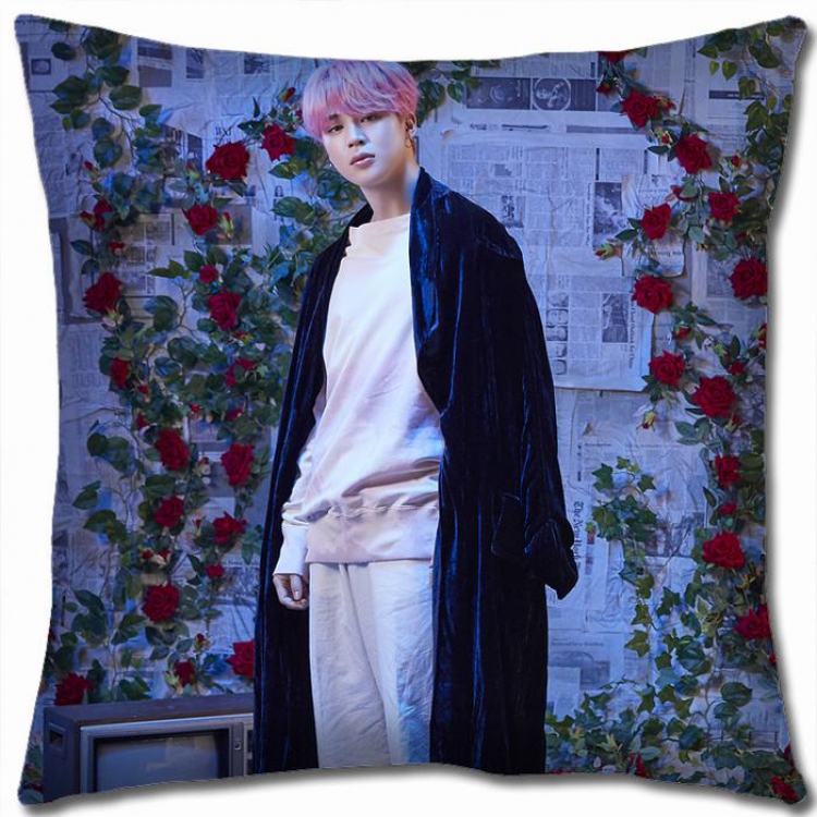 BTS Double-sided full color Pillow Cushion 45X45CM NO FILLING