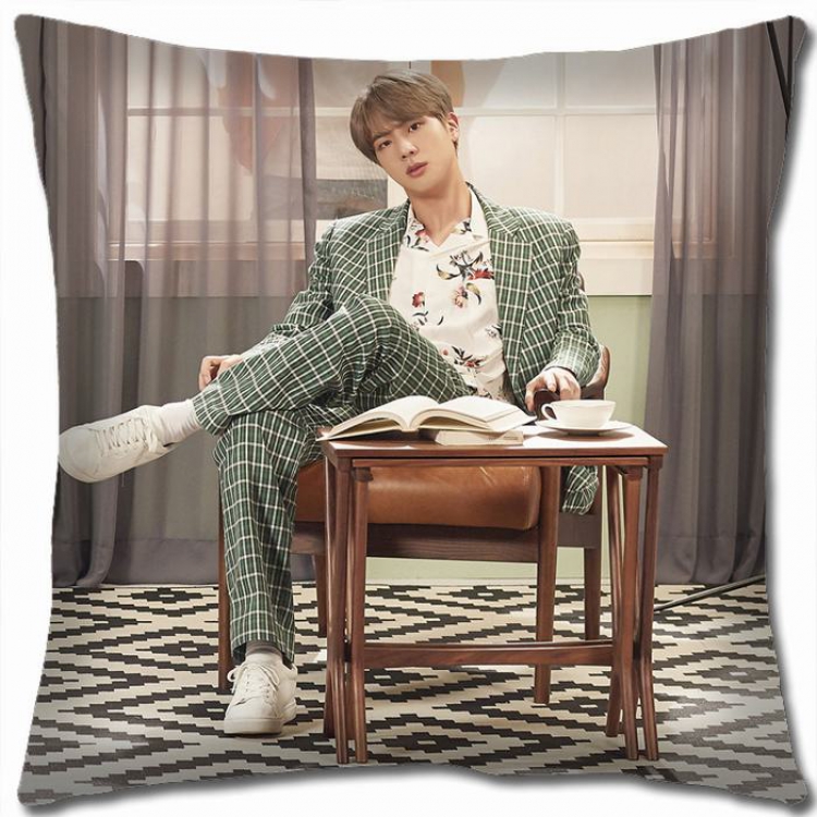 BTS Double-sided full color Pillow Cushion 45X45CM NO FILLING