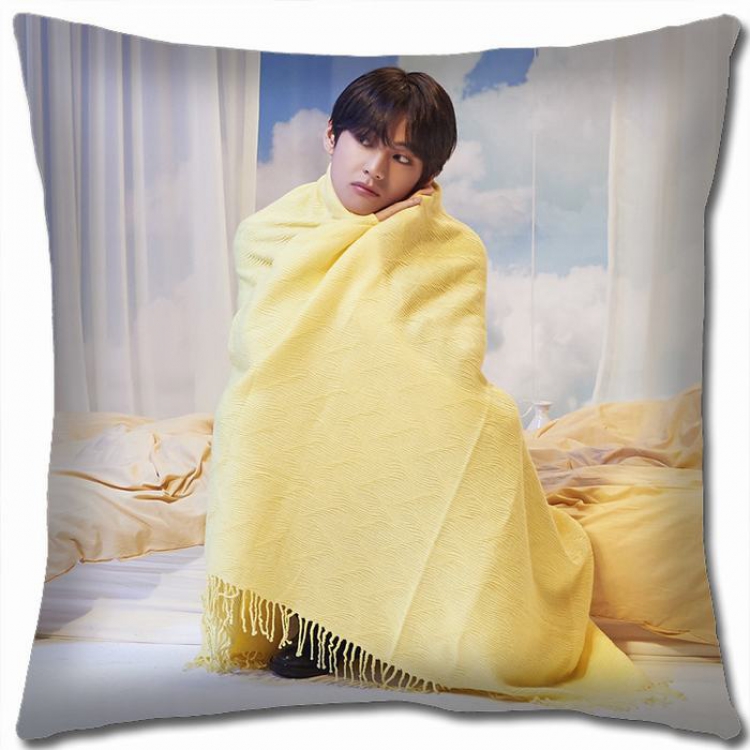 BTS Double-sided full color Pillow Cushion 45X45CM NO FILLING