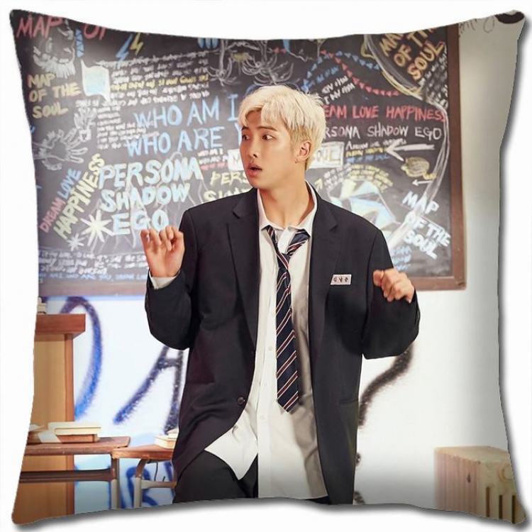 BTS Double-sided full color Pillow Cushion 45X45CM NO FILLING