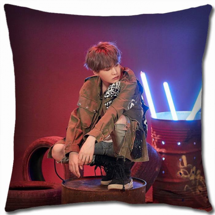 BTS Double-sided full color Pillow Cushion 45X45CM NO FILLING