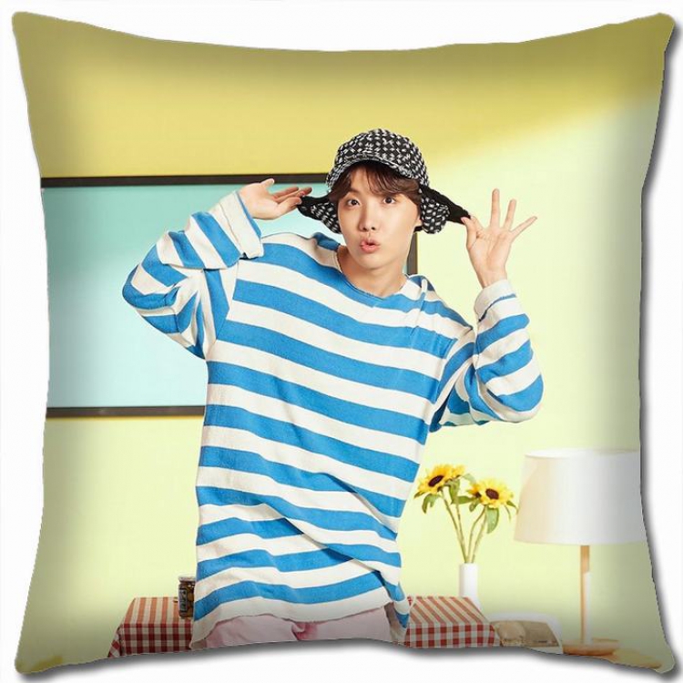 BTS Double-sided full color Pillow Cushion 45X45CM NO FILLING