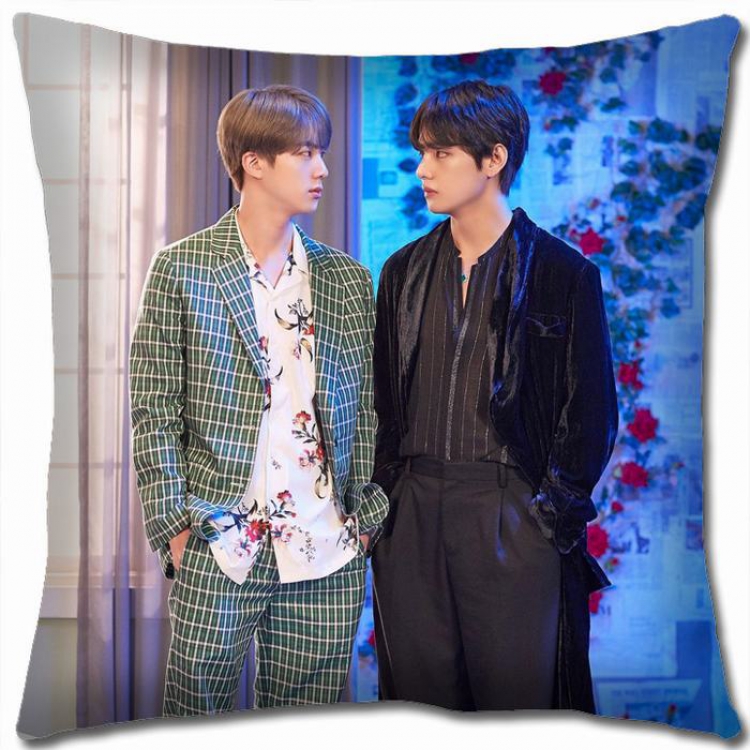 BTS Double-sided full color Pillow Cushion 45X45CM NO FILLING