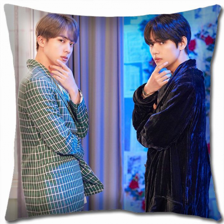 BTS Double-sided full color Pillow Cushion 45X45CM NO FILLING