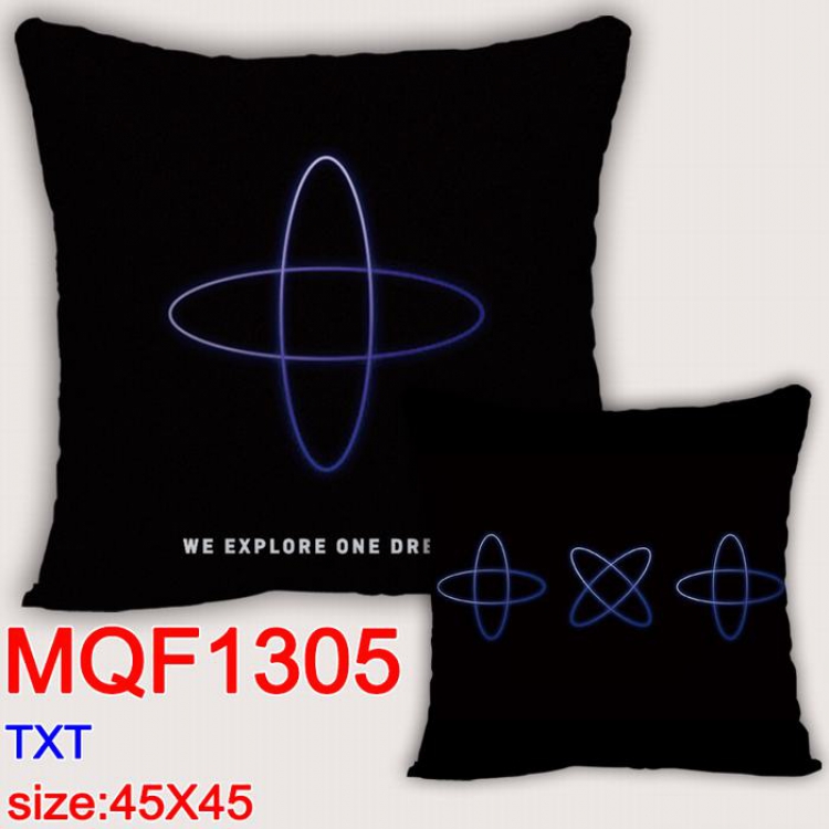 TXT Double-sided full color Pillow Cushion 45X45CM MQF1305
