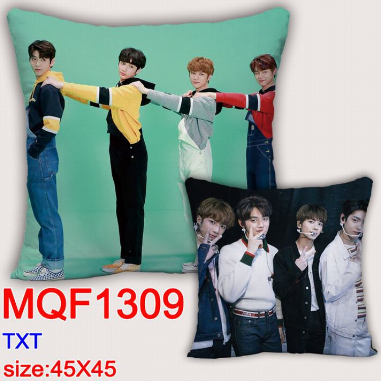 TXT Double-sided full color Pillow Cushion 45X45CM MQF1309