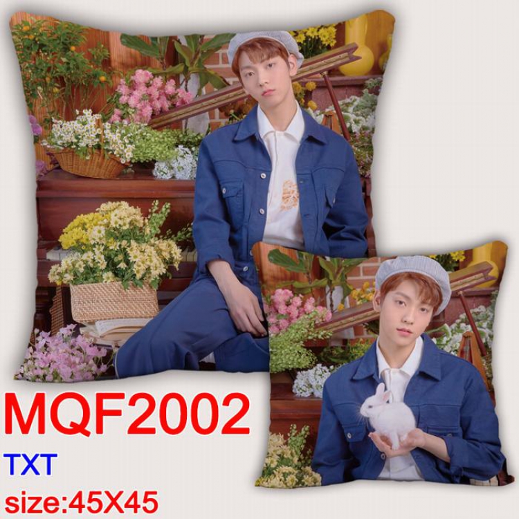TXT Double-sided full color Pillow Cushion 45X45CM MQF2002