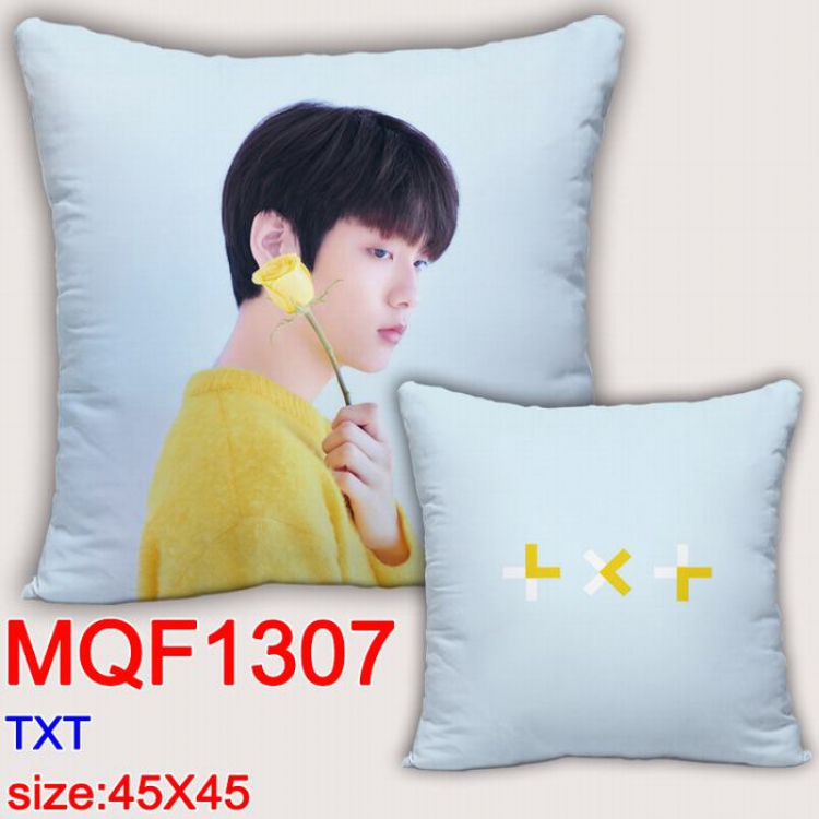 TXT Double-sided full color Pillow Cushion 45X45CM MQF1307