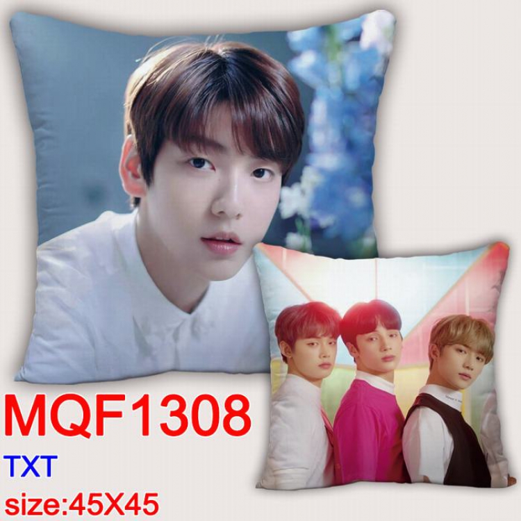 TXT Double-sided full color Pillow Cushion 45X45CM MQF1308