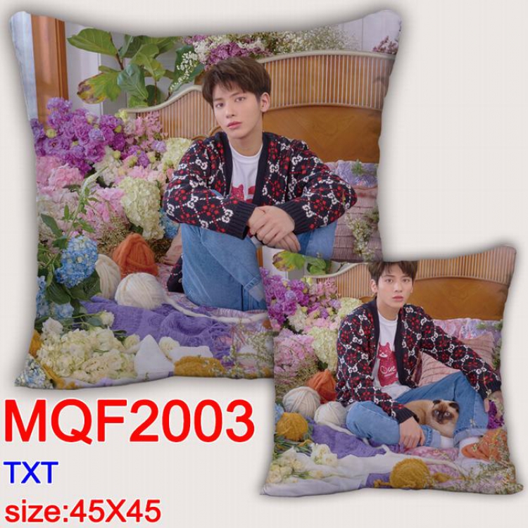 TXT Double-sided full color Pillow Cushion 45X45CM MQF2003