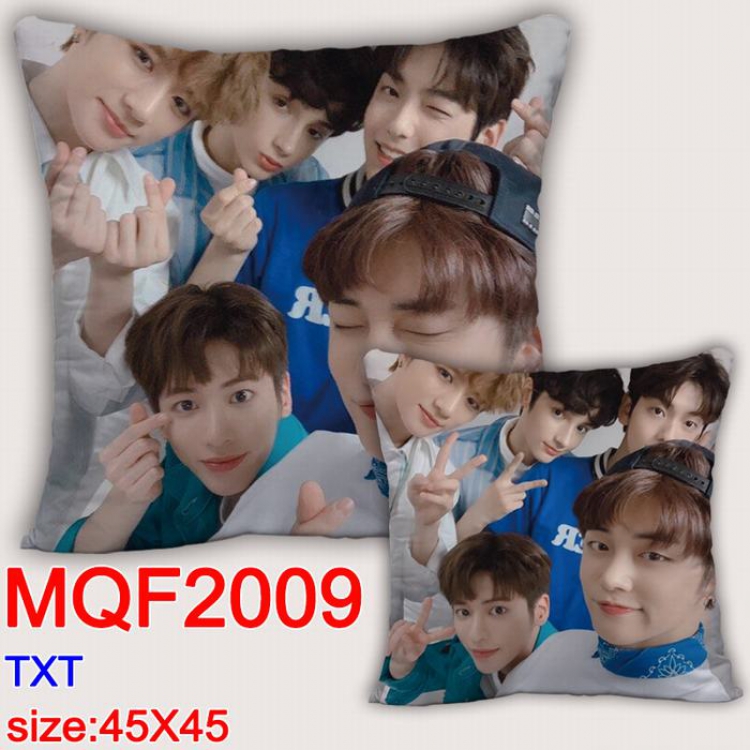 TXT Double-sided full color Pillow Cushion 45X45CM MQF2009