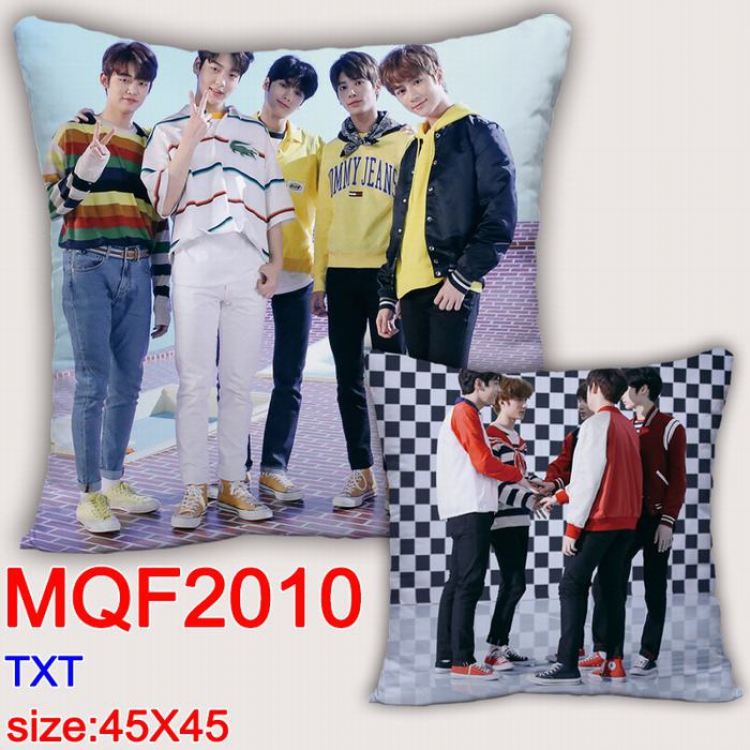 TXT Double-sided full color Pillow Cushion 45X45CM MQF2010