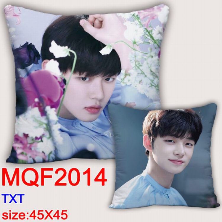 TXT Double-sided full color Pillow Cushion 45X45CM MQF2014