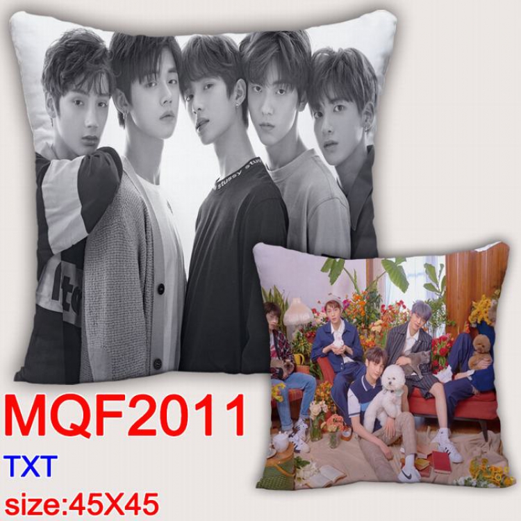 TXT Double-sided full color Pillow Cushion 45X45CM MQF2011
