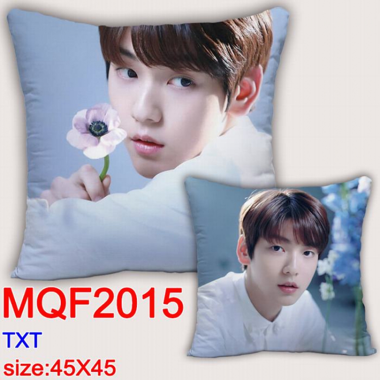 TXT Double-sided full color Pillow Cushion 45X45CM MQF2015