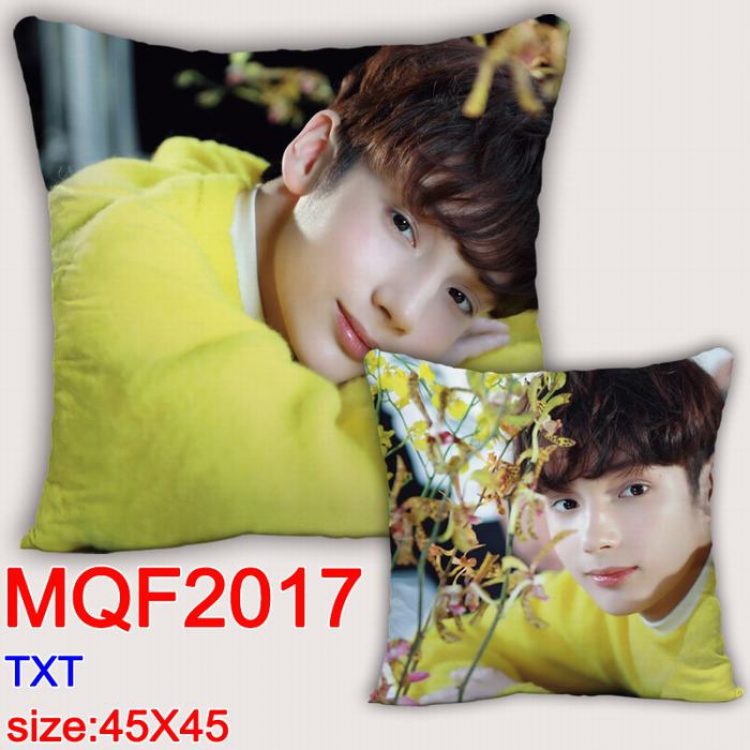 TXT Double-sided full color Pillow Cushion 45X45CM MQF2017