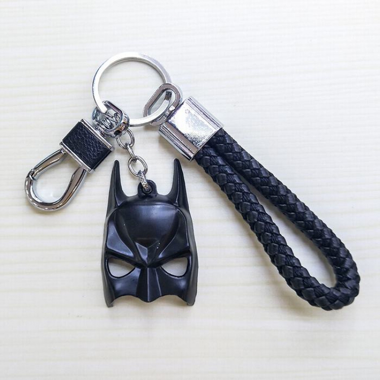 Justice League Batman Black rope Keychain pendant