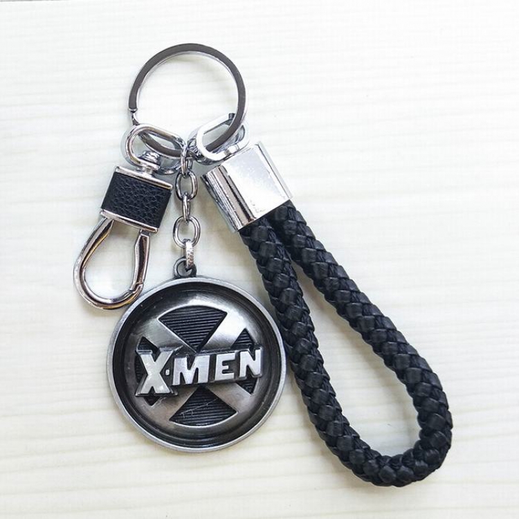 X-Men Black rope Keychain pendant