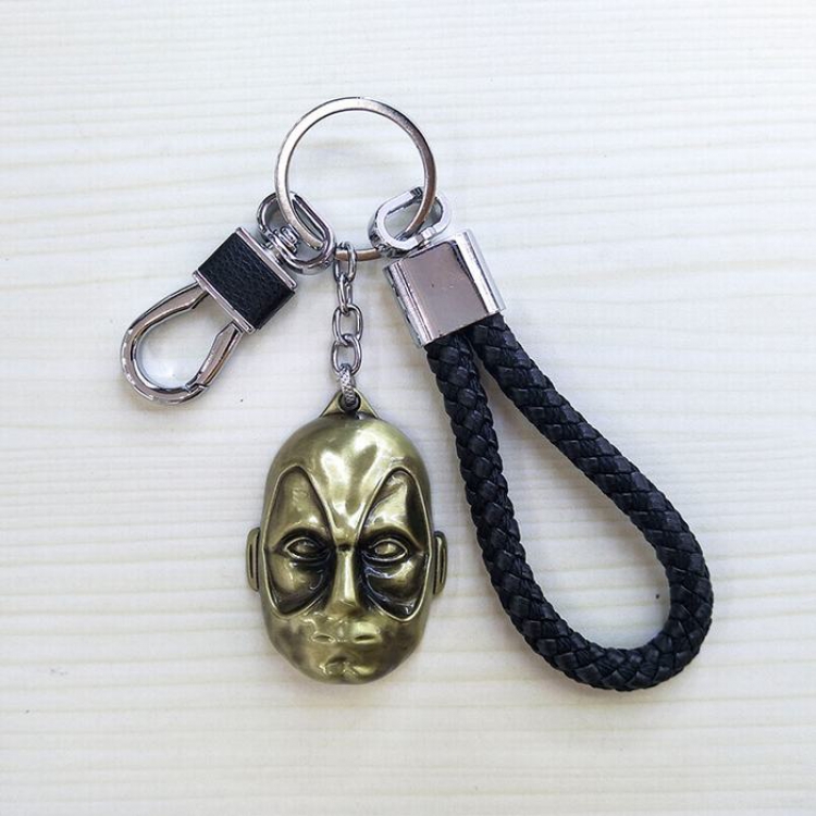 Deadpool Black rope Keychain pendant