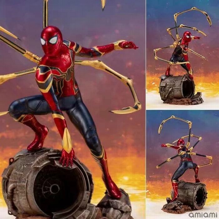 The avengers allianc Iron Spiderman Boxed Figure Decoration 270G