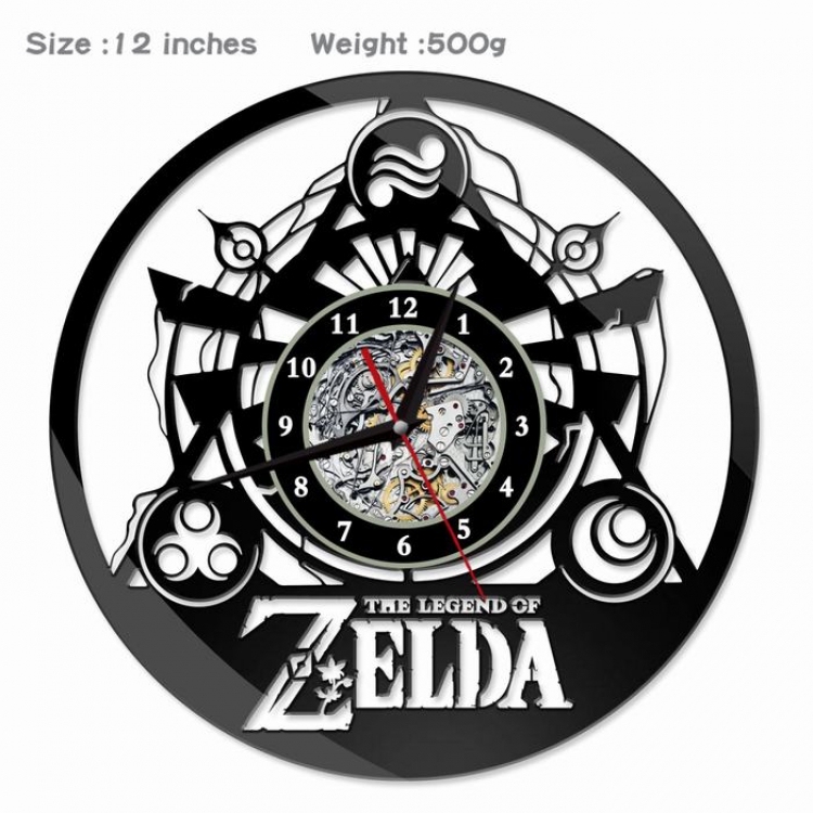 The Legend of Zelda Creative painting wall clocks and clocks PVC material No battery