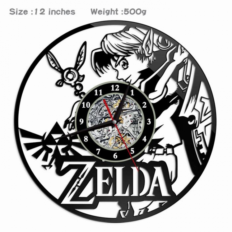 The Legend of Zelda Creative painting wall clocks and clocks PVC material No battery