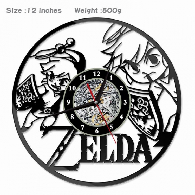 The Legend of Zelda Creative painting wall clocks and clocks PVC material No battery