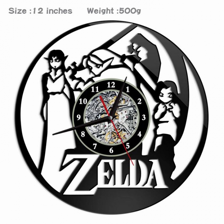 The Legend of Zelda Creative painting wall clocks and clocks PVC material No battery