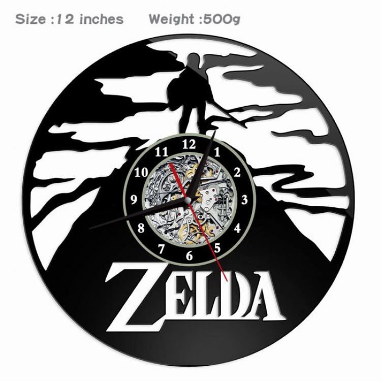 The Legend of Zelda Creative painting wall clocks and clocks PVC material No battery