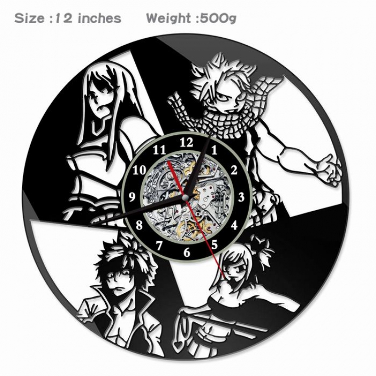 Fairy tail Creative painting wall clocks and clocks PVC material No battery