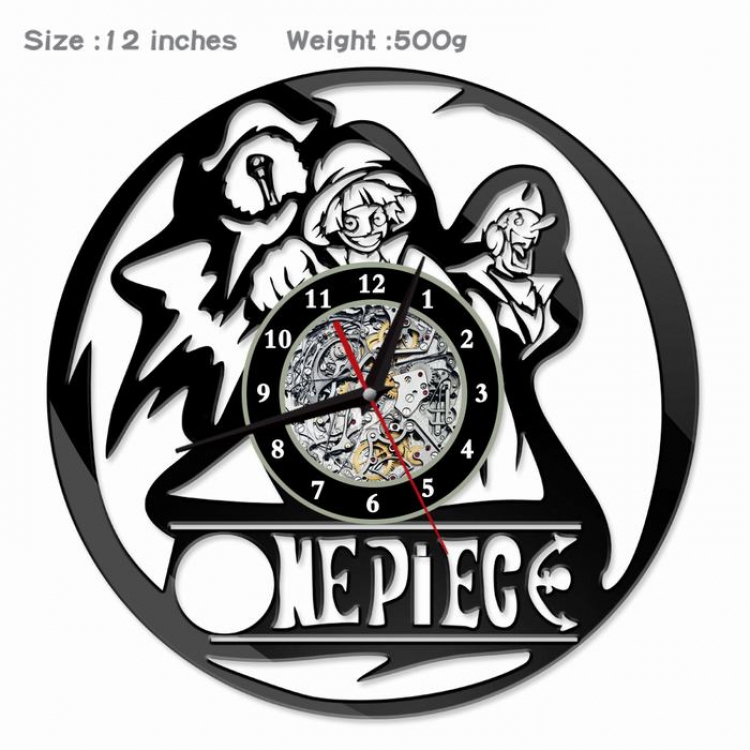 One Piece Creative painting wall clocks and clocks PVC material No battery
