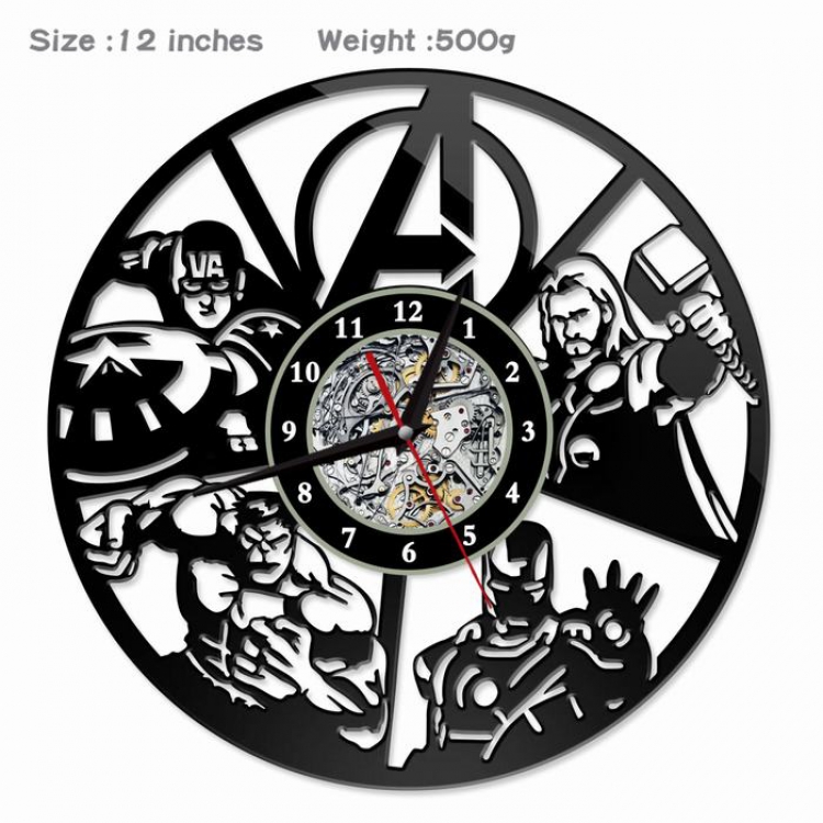 The avengers allianc Creative painting wall clocks and clocks PVC material No battery