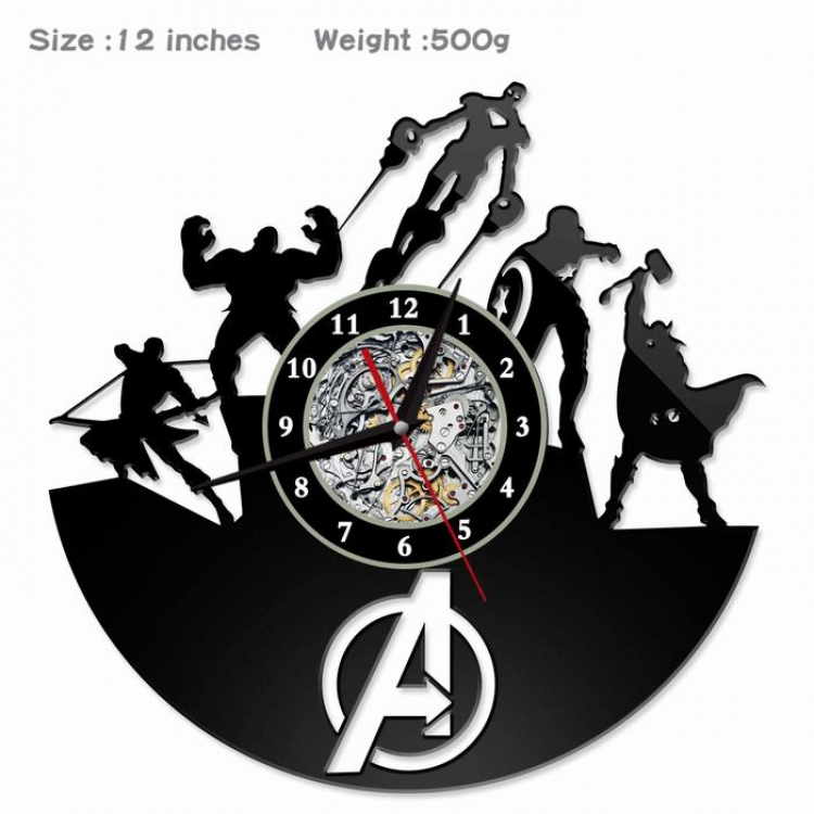 The avengers allianc Creative painting wall clocks and clocks PVC material No battery