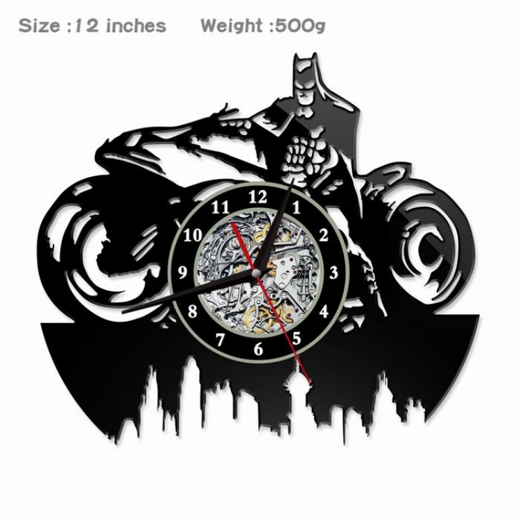 Batman Creative painting wall clocks and clocks PVC material No battery