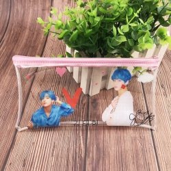BTS Transparent pencil case st...
