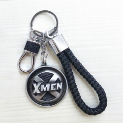 X-Men Black rope Keychain pend...