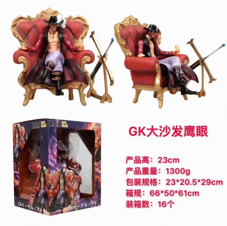 One Piece GK Dracule Mihawk Boxed Figure Decoration 23CM