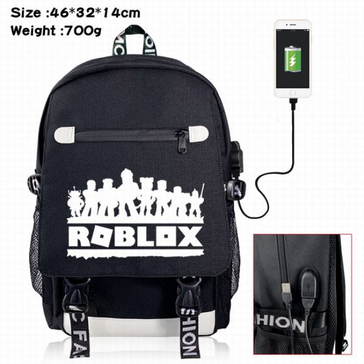 ROBLOX Canvas Data line Backpack Bag
