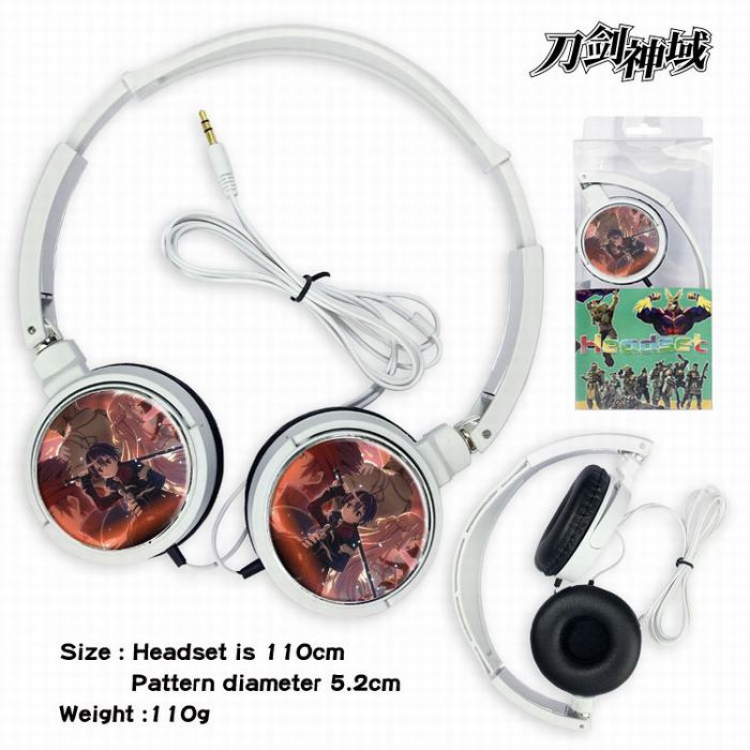 Sword Art Online Headset Head-mounted Earphone Headphone 110G