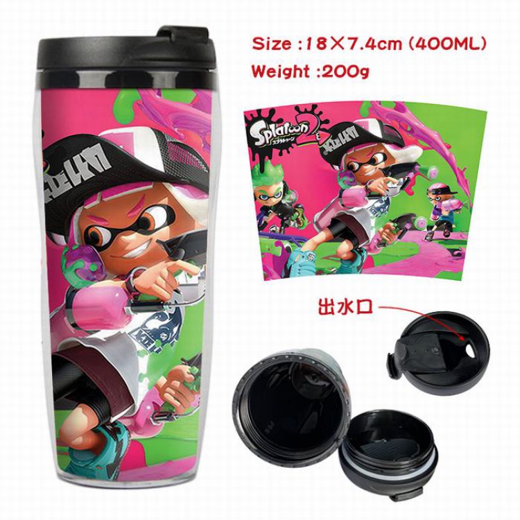 Splatoon Starbucks Leakproof Insulation cup Kettle 7.4X18CM 400ML