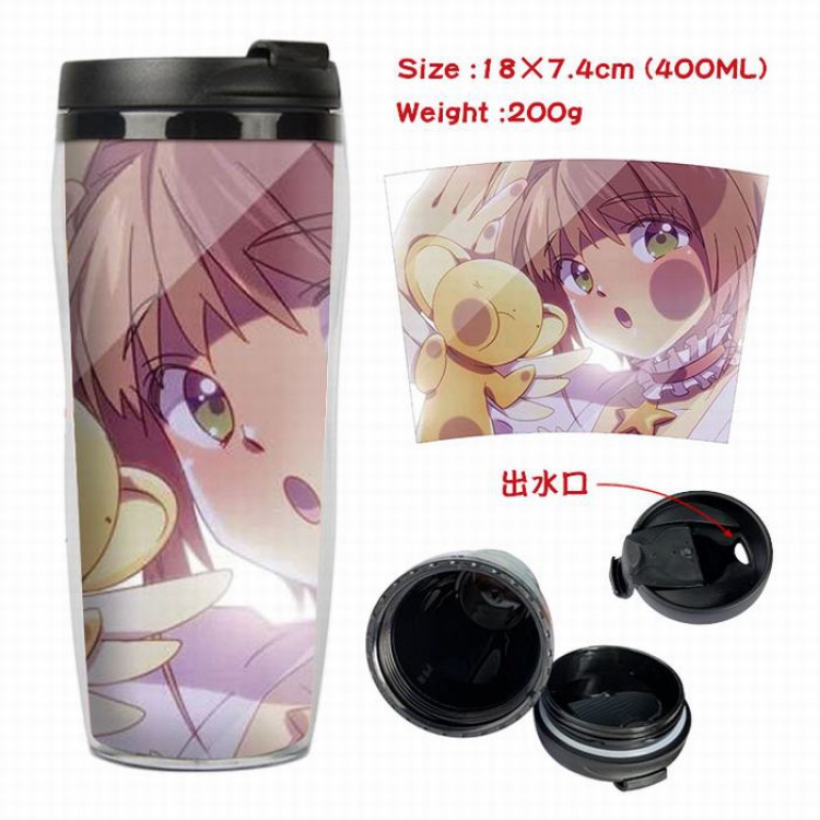 Card Captor Sakura Starbucks Leakproof Insulation cup Kettle 7.4X18CM 400ML
