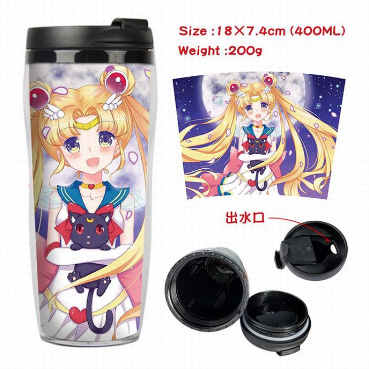 Sailormoon Starbucks Leakproof Insulation cup Kettle 7.4X18CM 400ML