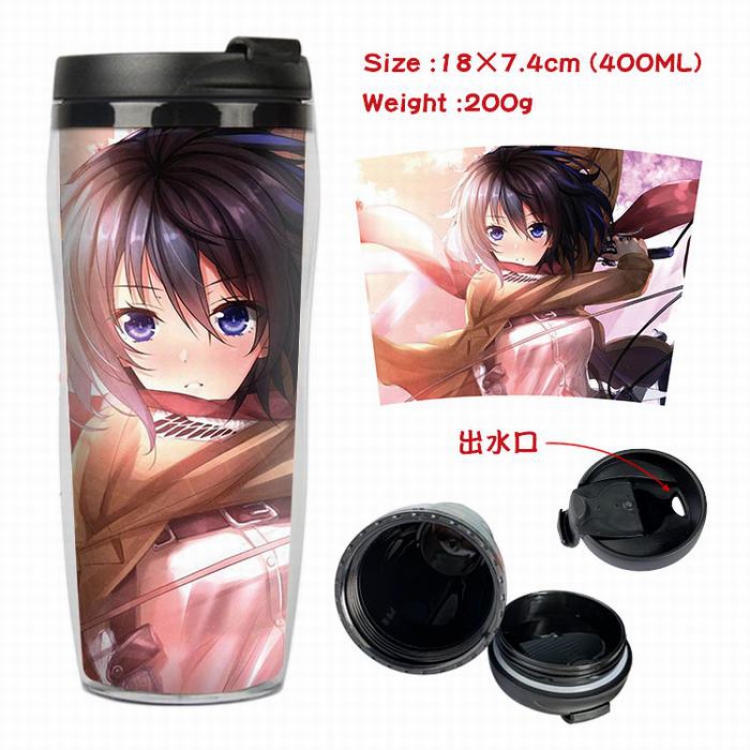 Shingeki no Kyojin Starbucks Leakproof Insulation cup Kettle 7.4X18CM 400ML