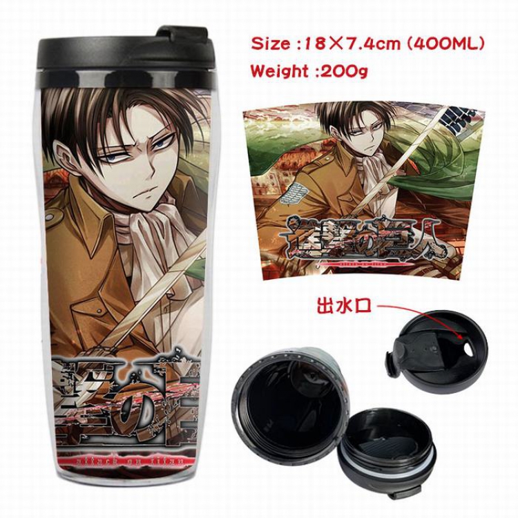 Shingeki no Kyojin Starbucks Leakproof Insulation cup Kettle 7.4X18CM 400ML