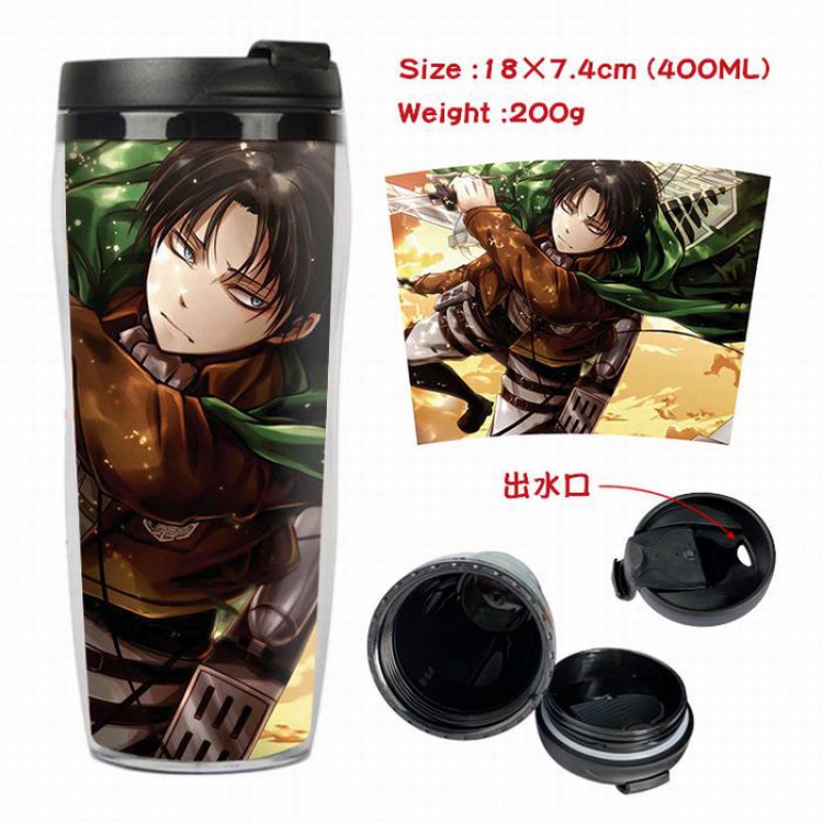 Shingeki no Kyojin Starbucks Leakproof Insulation cup Kettle 7.4X18CM 400ML