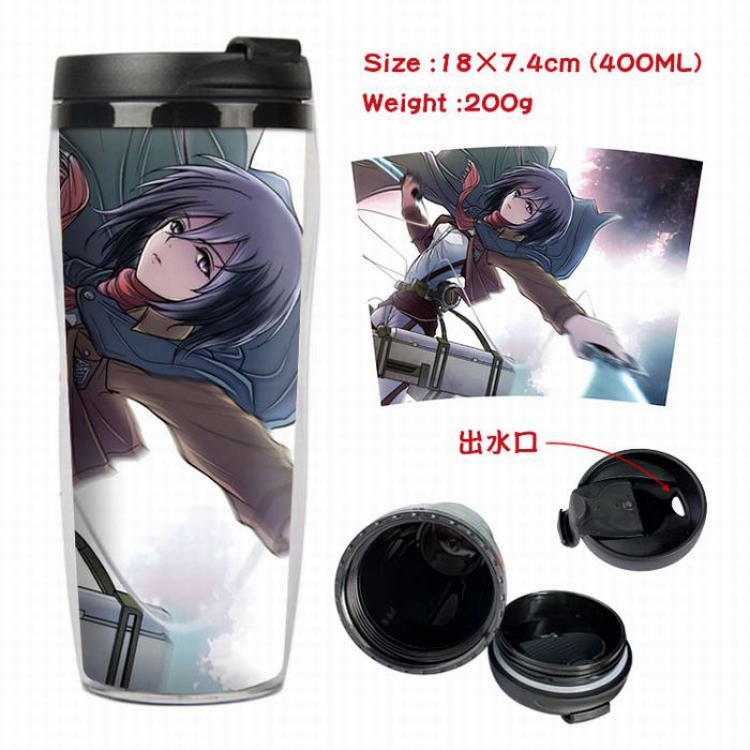 Shingeki no Kyojin Starbucks Leakproof Insulation cup Kettle 7.4X18CM 400ML